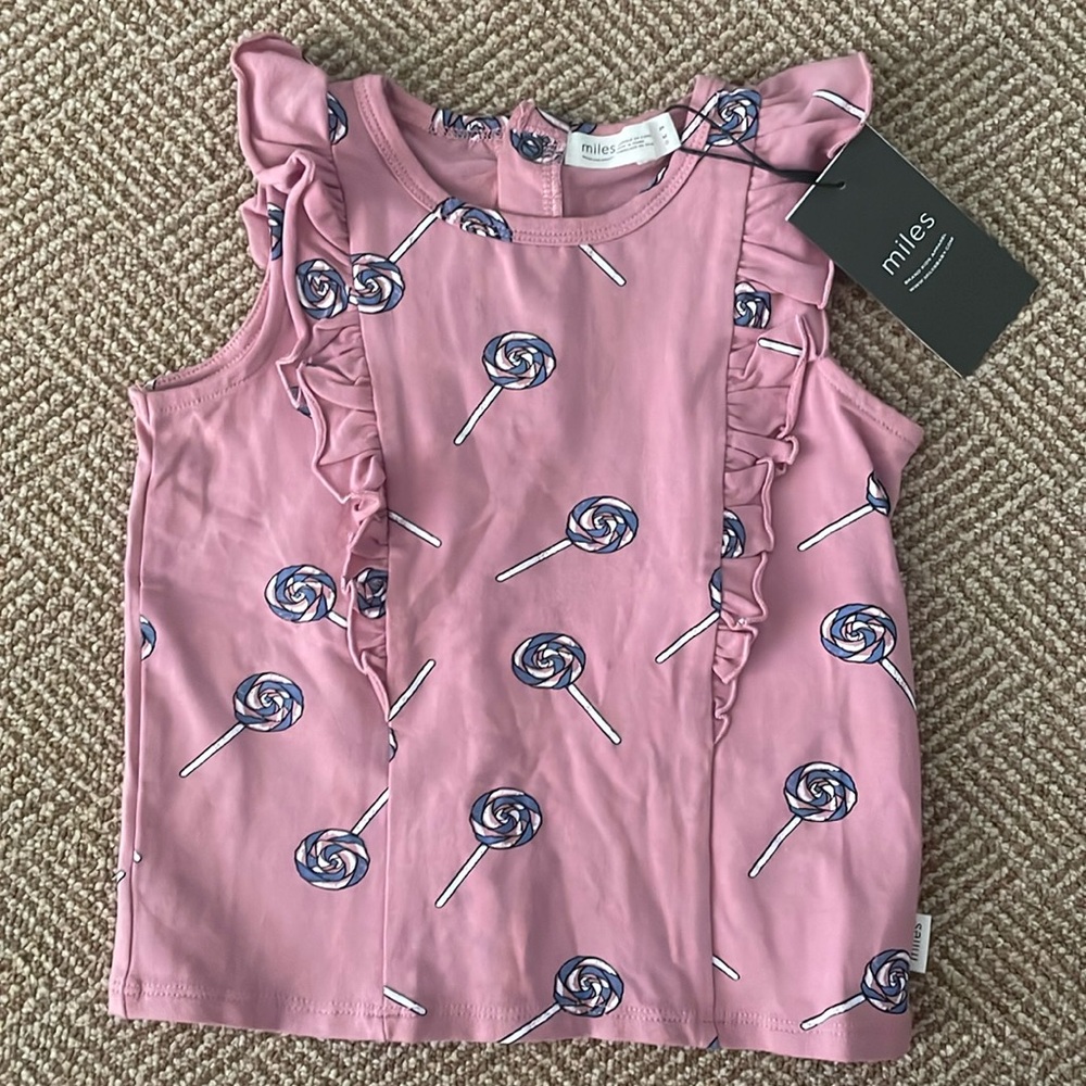 Miles the label girls tank